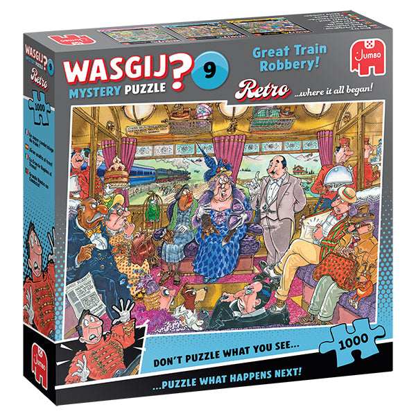 Wasgij? : Great Train Robbery! - Mystery Retro 9 (1000 pieces)