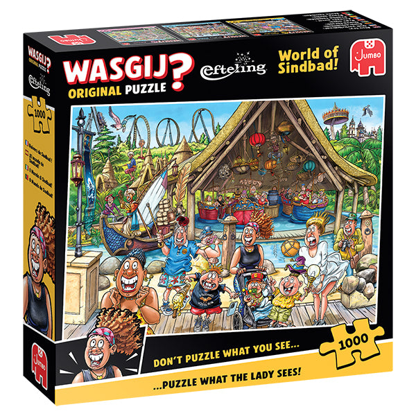 Wasgij ? : Le Monde de Sinbad ! - Original Efteling (1000 pièces)
