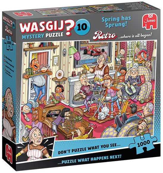 Wasgij ? : Mystery Retro10 - La fièvre du printemps! (1000 pièces)