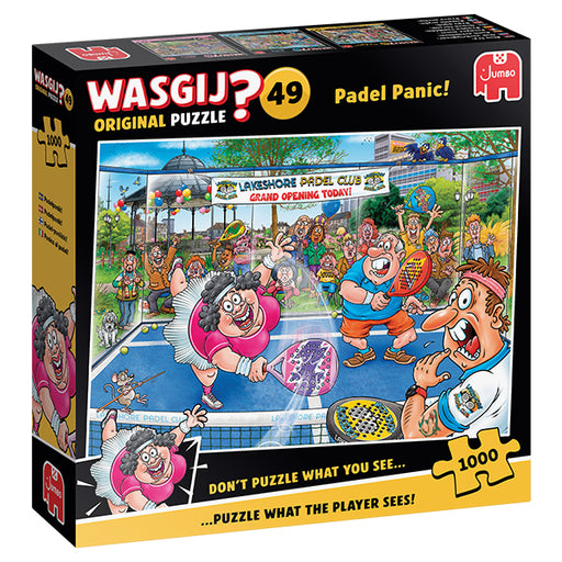 Wasgij ? : Panique au padel ! - Original 49 (1000 pièces)