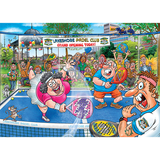 Wasgij ? : Panique au padel ! - Original 49 (1000 pièces)