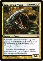Autochthon Wurm (RAV-191) - rare - Foil