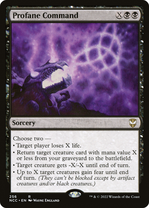 Profane Command (NCC-256) - rare