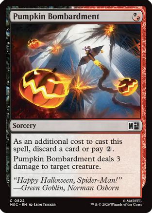 Pumpkin Bombardment (MSC-822) - common - Foil