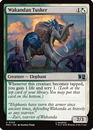 Wakandan Tusker (MSC-748) - uncommon