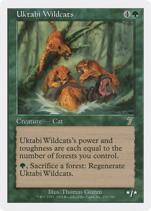 Uktabi Wildcats (7ED-278) - rare