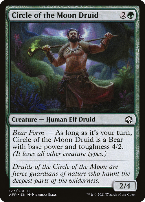 Circle of the Moon Druid (AFR-177) - common - Foil