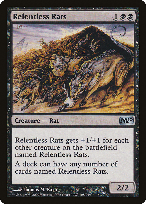 Relentless Rats (M10-108) - uncommon