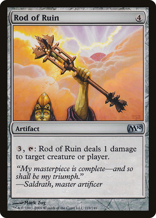 Rod of Ruin (M10-219) - uncommon