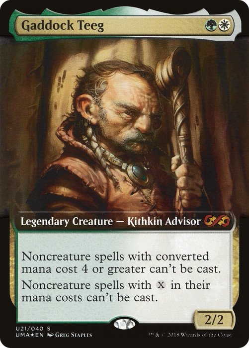 Gaddock Teeg (UMA:BT-U21) - mythic: (Extended Art) - Foil