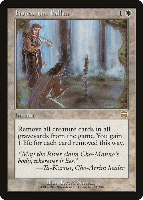 Honor the Fallen (MMQ-021) - rare - Foil