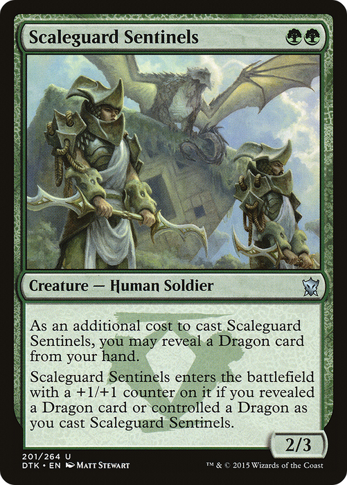 Scaleguard Sentinels (DTK-201) - uncommon