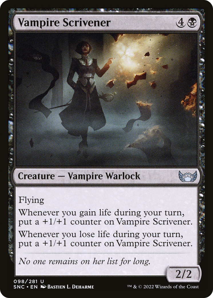 Vampire Scrivener (SNC-098) - uncommon - Foil
