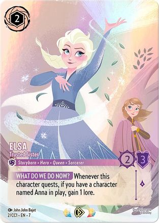 Elsa - Trusted Sister (2) - DLPC - Promo - Holofoil