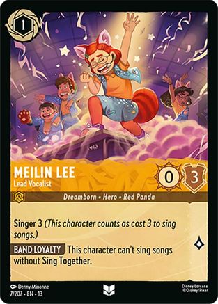 Meilin Lee - Lead Vocalist FRANÇAIS (7/204) - IE - Inhabituelle - Cold Foil