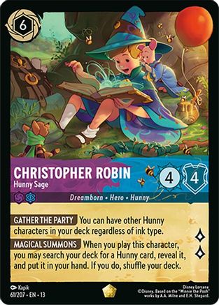 Christopher Robin - Hunny Sage FRANÇAIS (61/204) - IE - Légendaire