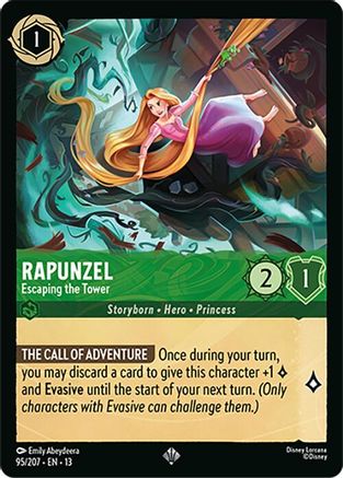 Rapunzel - Escaping the Tower FRANÇAIS (95/204) - IE - Très Rare - Cold Foil