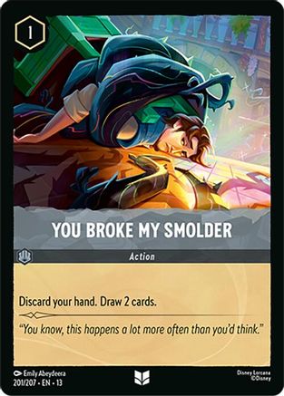 You Broke My Smolder FRANÇAIS (201/204) - IE - Inhabituelle - Cold Foil