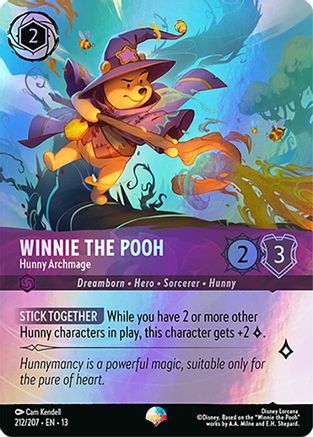 Winnie the Pooh - Hunny Archmage (Epic) FRANÇAIS (212/204) - IE - Épique - Holofoil