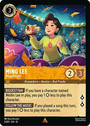 Ming Lee - Proud Parent FRANÇAIS (2/204) - IE - Rare