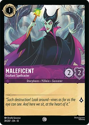 Maleficent - Exultant Spellcaster FRANÇAIS (39/204) - IE - Commune