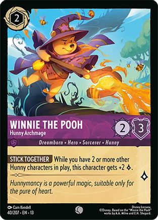 Winnie the Pooh - Hunny Archmage FRANÇAIS (40/204) - IE - Commune - Cold Foil
