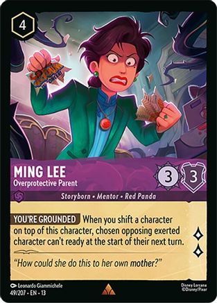 Ming Lee - Overprotective Parent FRANÇAIS (49/204) - IE - Rare - Cold Foil