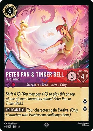 Peter Pan & Tinker Bell - Fast Friends FRANÇAIS (60/204) - IE - Très Rare