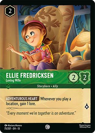 Ellie Fredricksen - Loving Wife (Foil) FRANÇAIS (75/204) - IE - Commune - Cold Foil