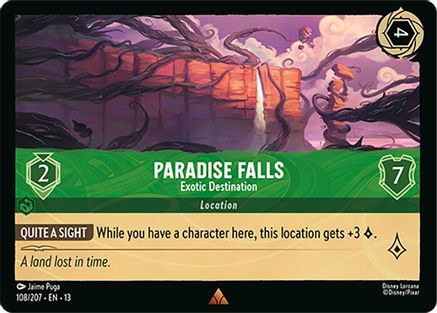 Paradise Falls - Exotic Destination FRANÇAIS (108/204) - IE - Rare
