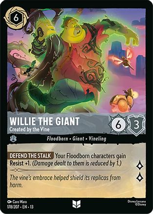 Willie the Giant - Created by the Vine FRANÇAIS (178/204) - IE - Inhabituelle - Cold Foil