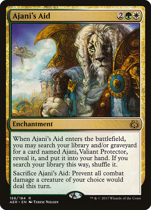 Ajani's Aid (AER-188) - rare