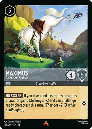 Maximus - Relentless Stallion FRANÇAIS (195/204) - IE - Rare - Cold Foil
