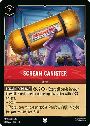 Scream Canister FRANÇAIS (139/204) - IE - Inhabituelle