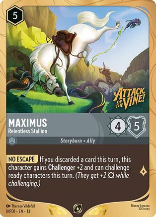 Maximus - Relentless Stallion (8) - DLPC - Rare - Holofoil