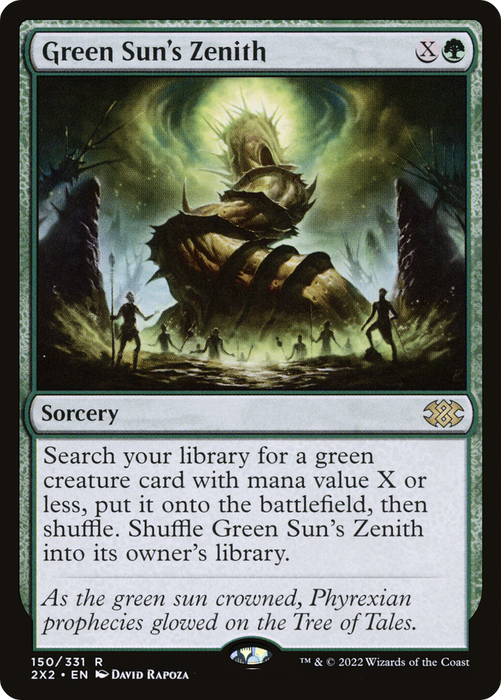Green Sun's Zenith (2X2-150) - rare - Foil