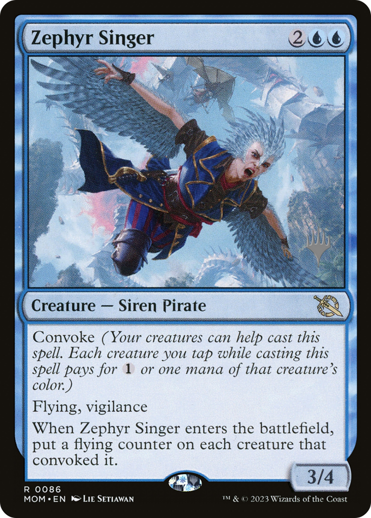 Zephyr Singer (PPMOM-86P) - rare - Foil
