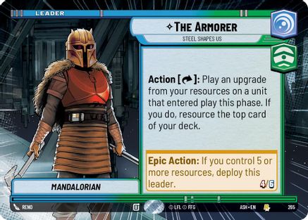 The Armorer - Steel Shapes Us (Hyperspace) (265) - AOTE - Rare