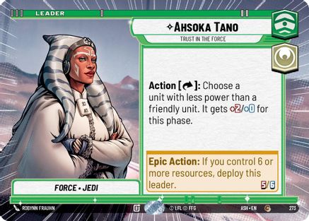 Ahsoka Tano - Trust in the Force (Hyperspace) (273) - AOTE - Common