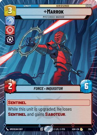 Marrok - Mysterious Warrior (Hyperspace) (294) - AOTE - Rare