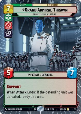Grand Admiral Thrawn - Orchestrating His Return (Hyperspace) (297) - AOTE - Rare