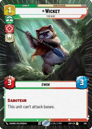 Wicket - Yub Nub! (Hyperspace) (298) - AOTE - Rare