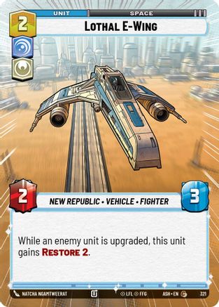 Lothal E-Wing (Hyperspace) (321) - AOTE - Common