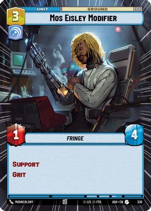 Mos Eisley Modifier (Hyperspace) (338) - AOTE - Uncommon