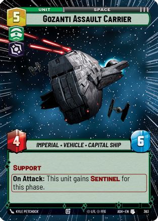 Gozanti Assault Carrier (Hyperspace) (363) - AOTE - Uncommon
