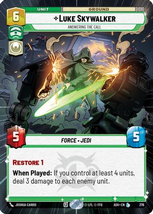 Luke Skywalker - Answering the Call (Hyperspace) (376) - AOTE - Legendary