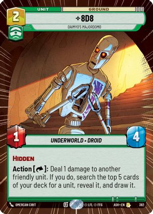 8D8 - Daimyo's Majordomo (Hyperspace) (382) - AOTE - Rare