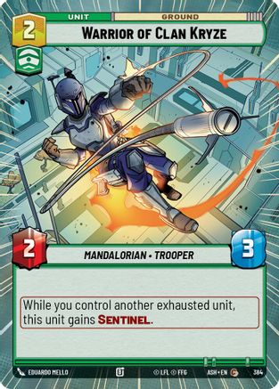 Warrior of Clan Kryze (Hyperspace) (384) - AOTE - Common
