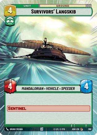 Survivors' Langskib (Hyperspace) (390) - AOTE - Common