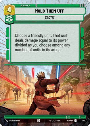 Hold Them Off (Hyperspace) (403) - AOTE - Uncommon